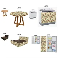 Self Adhesive Wallpapers (MehndiMor) Wall Stickers Extra Large (300x40cm) for Bedroom | Livingroom | Kitchen | Hall Etc-thumb4