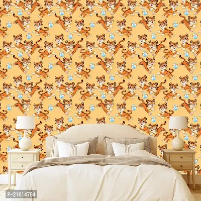 DeCorner - Self Adhesive Wallpaper for Walls (BabyTiger) Extra Large Size (300x40) Cm Wall Stickers for Bedroom | Wall Stickers for Living Room | Wall Stickers for Kitchen | Pack of-1-thumb5