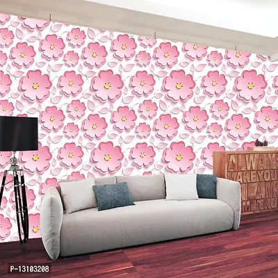 WALLWEAR - Self Adhesive Wallpaper For Walls And Wall Sticker For Home D&eacute;cor (LovelyPinkFool) Extra Large Size (300x40cm) 3D Wall Papers For Bedroom, Livingroom, Kitchen, Hall, Office Etc Decorations-thumb4