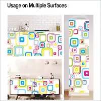 WALLWEAR - Self Adhesive Wallpaper For Walls And Wall Sticker For Home D&eacute;cor (MultiSquares) Extra Large Size (300x40cm) 3D Wall Papers For Bedroom, Livingroom, Kitchen, Hall, Office Etc Decorations-thumb4