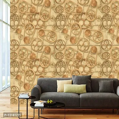 WALLWEAR - Self Adhesive Wallpaper For Walls And Wall Sticker For Home D&eacute;cor (Mechanical) Extra Large Size (300x40cm) 3D Wall Papers For Bedroom, Livingroom, Kitchen, Hall, Office Etc Decorations-thumb4