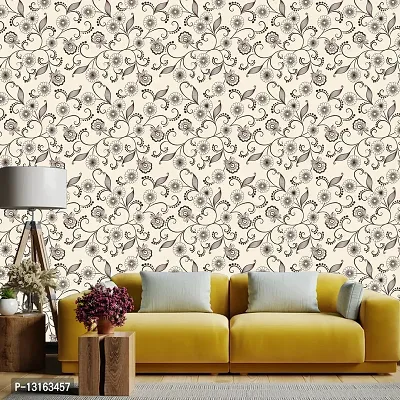 Self Adhesive Wallpapers (PeachLeaf) Wall Stickers Extra Large (300x40cm) for Bedroom | Livingroom | Kitchen | Hall Etc-thumb3