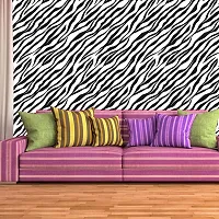 DeCorner - Self Adhesive Wallpaper for Walls (ZebraTexture) Extra Large Size (300x40) Cm Wall Stickers for Bedroom | Wall Stickers for Living Room | Wall Stickers for Kitchen | Pack of-1-thumb4