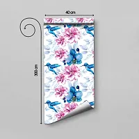 Self Adhesive Wallpapers (Neelkanth) Wall Stickers Extra Large (300x40cm) for Bedroom | Livingroom | Kitchen | Hall Etc-thumb1