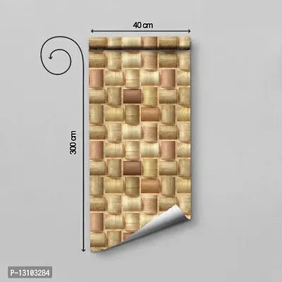 WALLWEAR - Self Adhesive Wallpaper For Walls And Wall Sticker For Home D&eacute;cor (PlyPiece) Extra Large Size (300x40cm) 3D Wall Papers For Bedroom, Livingroom, Kitchen, Hall, Office Etc Decorations-thumb2