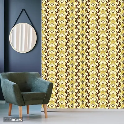 WALLWEAR - Self Adhesive Wallpaper For Walls And Wall Sticker For Home D&eacute;cor (YellowButterfly) Extra Large Size (300x40cm) 3D Wall Papers For Bedroom, Livingroom, Kitchen, Hall, Office Etc Decorations-thumb3