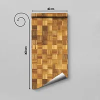 WALLWEAR - Self Adhesive Wallpaper For Walls And Wall Sticker For Home D&eacute;cor (MixWood) Extra Large Size (300x40cm) 3D Wall Papers For Bedroom, Livingroom, Kitchen, Hall, Office Etc Decorations-thumb1