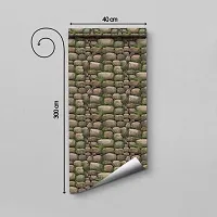 DeCorner - Self Adhesive Wallpaper for Walls (Riverstone) Extra Large Size (300x40) Cm Wall Stickers for Bedroom | Wall Stickers for Living Room | Wall Stickers for Kitchen | Pack of-1-thumb2