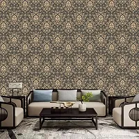 DeCorner - Self Adhesive Wallpaper for Walls (BlackGold) Extra Large Size (300x40) Cm Wall Stickers for Bedroom | Wall Stickers for Living Room | Wall Stickers for Kitchen | Pack of-1-thumb2