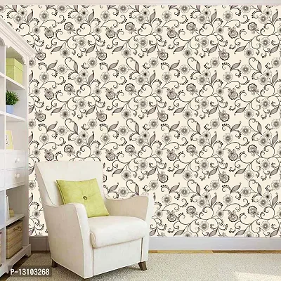 WALLWEAR - Self Adhesive Wallpaper For Walls And Wall Sticker For Home D&eacute;cor (PeachLeaf) Extra Large Size (300x40cm) 3D Wall Papers For Bedroom, Livingroom, Kitchen, Hall, Office Etc Decorations-thumb4