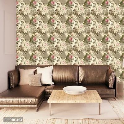 WALLWEAR - Self Adhesive Wallpaper For Walls And Wall Sticker For Home D&eacute;cor (KeyPaperRose) Extra Large Size (300x40cm) 3D Wall Papers For Bedroom, Livingroom, Kitchen, Hall, Office Etc Decorations-thumb4