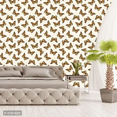 DeCorner - Self Adhesive Wallpaper for Walls (Titli) Extra Large Size (300x40) Cm Wall Stickers for Bedroom | Wall Stickers for Living Room | Wall Stickers for Kitchen | Pack of-1-thumb3