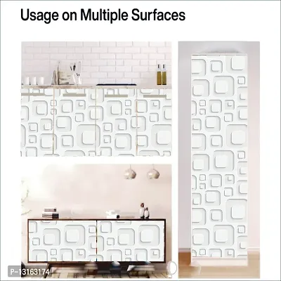 Self Adhesive Wallpapers (3DSquare) Wall Stickers Extra Large (300x40cm) for Bedroom | Livingroom | Kitchen | Hall Etc-thumb5