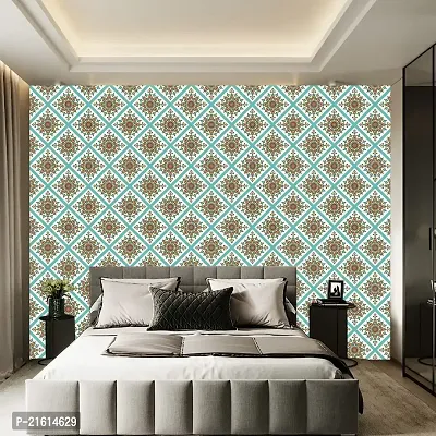 DeCorner - Self Adhesive Wallpaper for Walls (RangoliShape) Extra Large Size (300x40) Cm Wall Stickers for Bedroom | Wall Stickers for Living Room | Wall Stickers for Kitchen | Pack of-1-thumb4