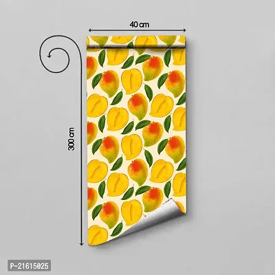 DeCorner - Self Adhesive Wallpaper for Walls (Mango) Extra Large Size (300x40) Cm Wall Stickers for Bedroom | Wall Stickers for Living Room | Wall Stickers for Kitchen | Pack of-1-thumb4