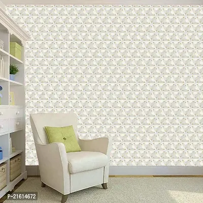 DeCorner - Self Adhesive Wallpaper for Walls (GoldenTriangle) Extra Large Size (300x40) Cm Wall Stickers for Bedroom | Wall Stickers for Living Room | Wall Stickers for Kitchen | Pack of-1-thumb4