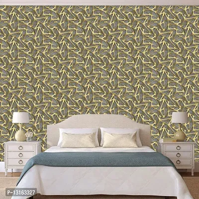 Self Adhesive Wallpapers (GoldenSpiderTrap) Wall Stickers Extra Large (300x40cm) for Bedroom | Livingroom | Kitchen | Hall Etc-thumb3