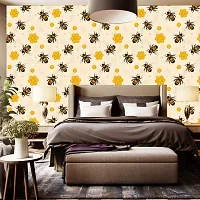 DeCorner - Self Adhesive Wallpaper for Walls (MadhuMakkhi) Extra Large Size (300x40) Cm Wall Stickers for Bedroom | Wall Stickers for Living Room | Wall Stickers for Kitchen | Pack of-1-thumb1