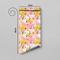 Stylish Fancy Designer Vinyl Self Adhesive Wallpaper Stickers For Home Decoration Big Size 300x40 Cm Wall Stickers For Wall-thumb1