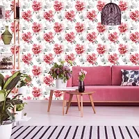 DeCorner - Self Adhesive Wallpaper for Walls (PaintingRose) Extra Large Size (300x40) Cm Wall Stickers for Bedroom | Wall Stickers for Living Room | Wall Stickers for Kitchen | Pack of-1-thumb2