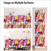 Self Adhesive Wallpapers (Kulfi) Wall Stickers Extra Large (300x40cm) for Bedroom | Livingroom | Kitchen | Hall Etc-thumb4