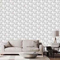 DeCorner - Self Adhesive Wallpaper for Walls (MarbleHexa) Extra Large Size (300x40) Cm Wall Stickers for Bedroom | Wall Stickers for Living Room | Wall Stickers for Kitchen | Pack of-1-thumb1