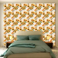 DeCorner - Self Adhesive Wallpaper for Walls (GreetingSunflower) Extra Large Size (300x40) Cm Wall Stickers for Bedroom | Wall Stickers for Living Room | Wall Stickers for Kitchen | Pack of-1-thumb4