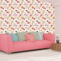 Self Adhesive Wallpapers (PotTea) Wall Stickers Extra Large (300x40cm) for Bedroom | Livingroom | Kitchen | Hall Etc-thumb2