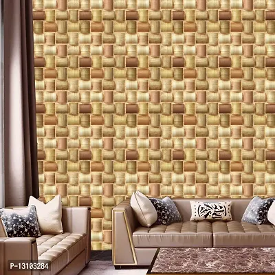 WALLWEAR - Self Adhesive Wallpaper For Walls And Wall Sticker For Home D&eacute;cor (PlyPiece) Extra Large Size (300x40cm) 3D Wall Papers For Bedroom, Livingroom, Kitchen, Hall, Office Etc Decorations-thumb3