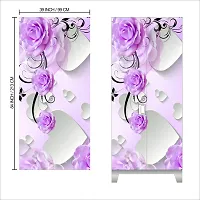 Self Adhesive Almirah Stickers, Wall Stickers, Decorative Sticker Wallpaper for Home Wardrobe Doors (BenganiDilAlmira) PVC Vinyl Size Large (39 x 84 Inch)-thumb1