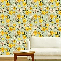 Self Adhesive Wallpapers (BellFlower) Wall Stickers Extra Large (300x40cm) for Bedroom | Livingroom | Kitchen | Hall Etc-thumb2