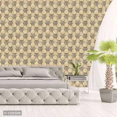 Self Adhesive Wallpapers (WoodenGems) Wall Stickers Extra Large (300x40cm) for Bedroom | Livingroom | Kitchen | Hall Etc-thumb4