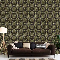 WALLWEAR - Self Adhesive Wallpaper For Walls And Wall Sticker For Home D&eacute;cor (GoldenLotus) Extra Large Size (300x40cm) 3D Wall Papers For Bedroom, Livingroom, Kitchen, Hall, Office Etc Decorations-thumb3