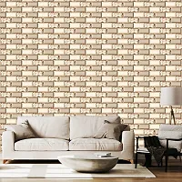 DeCorner - Self Adhesive Wallpaper for Walls (FloralBrick) Extra Large Size (300x40) Cm Wall Stickers for Bedroom | Wall Stickers for Living Room | Wall Stickers for Kitchen | Pack of-1-thumb1