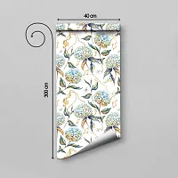 DeCorner - Self Adhesive Wallpaper for Walls (Classical Flower) Extra Large Size (300x40) Cm Wall Stickers for Bedroom | Wall Stickers for Living Room | Wall Stickers for Kitchen | Pack of-1-thumb1