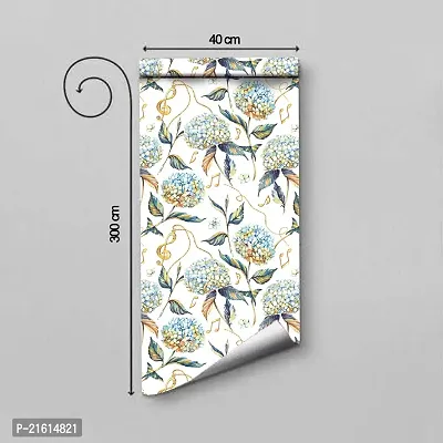 DeCorner - Self Adhesive Wallpaper for Walls (Classical Flower) Extra Large Size (300x40) Cm Wall Stickers for Bedroom | Wall Stickers for Living Room | Wall Stickers for Kitchen | Pack of-1-thumb2