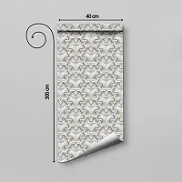 Self Adhesive Wallpapers (BayGrey) Wall Stickers Extra Large (300x40cm) for Bedroom | Livingroom | Kitchen | Hall Etc-thumb1