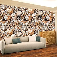 DeCorner - Self Adhesive Wallpaper for Walls (TigerSkin) Extra Large Size (300x40) Cm Wall Stickers for Bedroom | Wall Stickers for Living Room | Wall Stickers for Kitchen | Pack of-1-thumb4