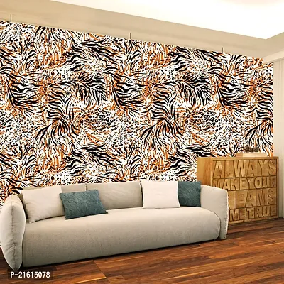 DeCorner - Self Adhesive Wallpaper for Walls (TigerSkin) Extra Large Size (300x40) Cm Wall Stickers for Bedroom | Wall Stickers for Living Room | Wall Stickers for Kitchen | Pack of-1-thumb5