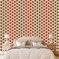 DeCorner - Self Adhesive Wallpaper for Walls (FlameLeaf) Extra Large Size (300x40) Cm Wall Stickers for Bedroom | Wall Stickers for Living Room | Wall Stickers for Kitchen | Pack of-1-thumb2