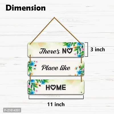 DeCorner Decorative Wooden Printed all Hanger | Wall Decor for Living Room | Wall Hangings for Home Decoration | Bedroom Wall Decor | Wooden Wall Hangings Home.(There's No Place Like Home)-thumb4