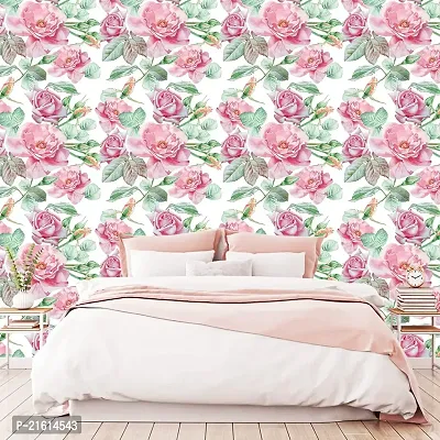 DeCorner - Self Adhesive Wallpaper for Walls (Big Rose) Extra Large Size (300x40) Cm Wall Stickers for Bedroom | Wall Stickers for Living Room | Wall Stickers for Kitchen | Pack of-1-thumb4