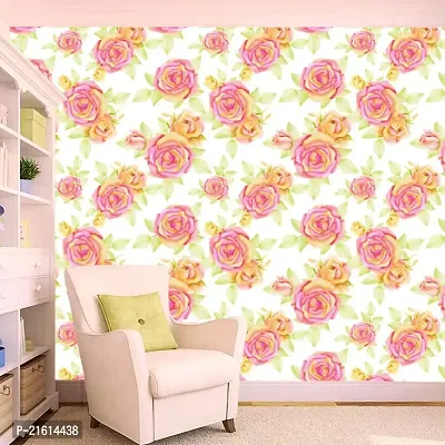 DeCorner - Self Adhesive Wallpaper for Walls (PaperRose) Extra Large Size (300x40) Cm Wall Stickers for Bedroom | Wall Stickers for Living Room | Wall Stickers for Kitchen | Pack of-1-thumb4