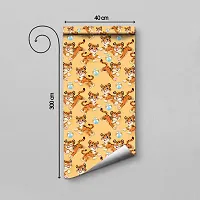 DeCorner - Self Adhesive Wallpaper for Walls (BabyTiger) Extra Large Size (300x40) Cm Wall Stickers for Bedroom | Wall Stickers for Living Room | Wall Stickers for Kitchen | Pack of-1-thumb1