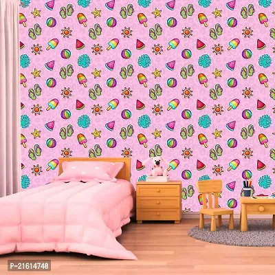 DeCorner - Self Adhesive Wallpaper for Walls (BeachSummer) Extra Large Size (300x40) Cm Wall Stickers for Bedroom | Wall Stickers for Living Room | Wall Stickers for Kitchen | Pack of-1-thumb3