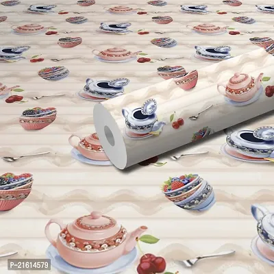 DeCorner -3DWallpapers for Kitchen Waterproof Extra Large (40x200) Cm Kitchen Wallpapers oilproof |Kitchen Wallpapers for Walls |Self Adhesive Wallpaper Vinyl Stickers for Kitchen.(Wave ketliya)