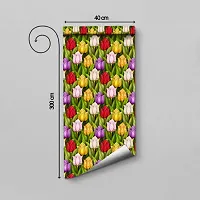 Self Adhesive Wallpapers (RanginLotus) Wall Stickers Extra Large (300x40cm) for Bedroom | Livingroom | Kitchen | Hall Etc-thumb1