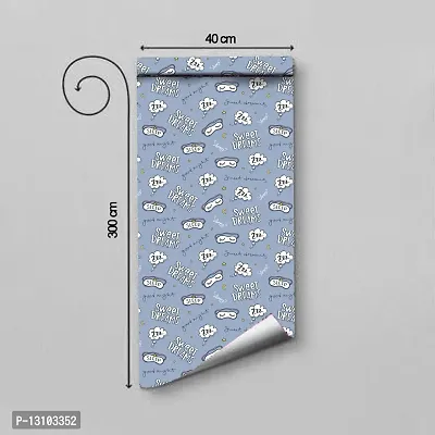 WALLWEAR - Self Adhesive Wallpaper For Walls And Wall Sticker For Home D&eacute;cor (SweetDreams) Extra Large Size (300x40cm) 3D Wall Papers For Bedroom, Livingroom, Kitchen, Hall, Office Etc Decorations-thumb2