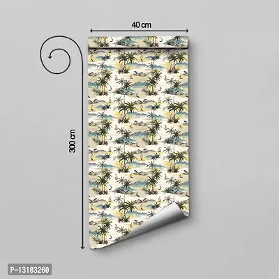 WALLWEAR - Self Adhesive Wallpaper For Walls And Wall Sticker For Home D&eacute;cor (Paradise) Extra Large Size (300x40cm) 3D Wall Papers For Bedroom, Livingroom, Kitchen, Hall, Office Etc Decorations-thumb2