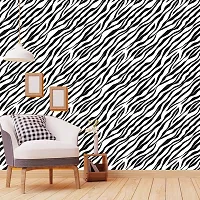 DeCorner - Self Adhesive Wallpaper for Walls (ZebraTexture) Extra Large Size (300x40) Cm Wall Stickers for Bedroom | Wall Stickers for Living Room | Wall Stickers for Kitchen | Pack of-1-thumb3